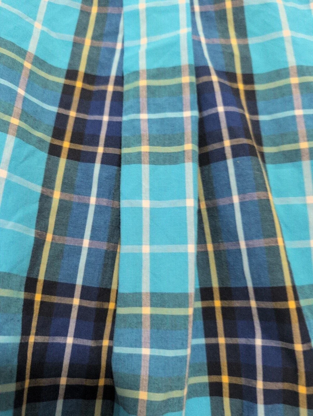 Chaps boys blue plaid button-front shirt size XL (18-20)